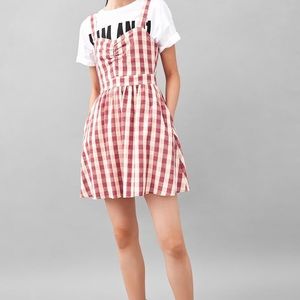 Gingham pink Retro dress